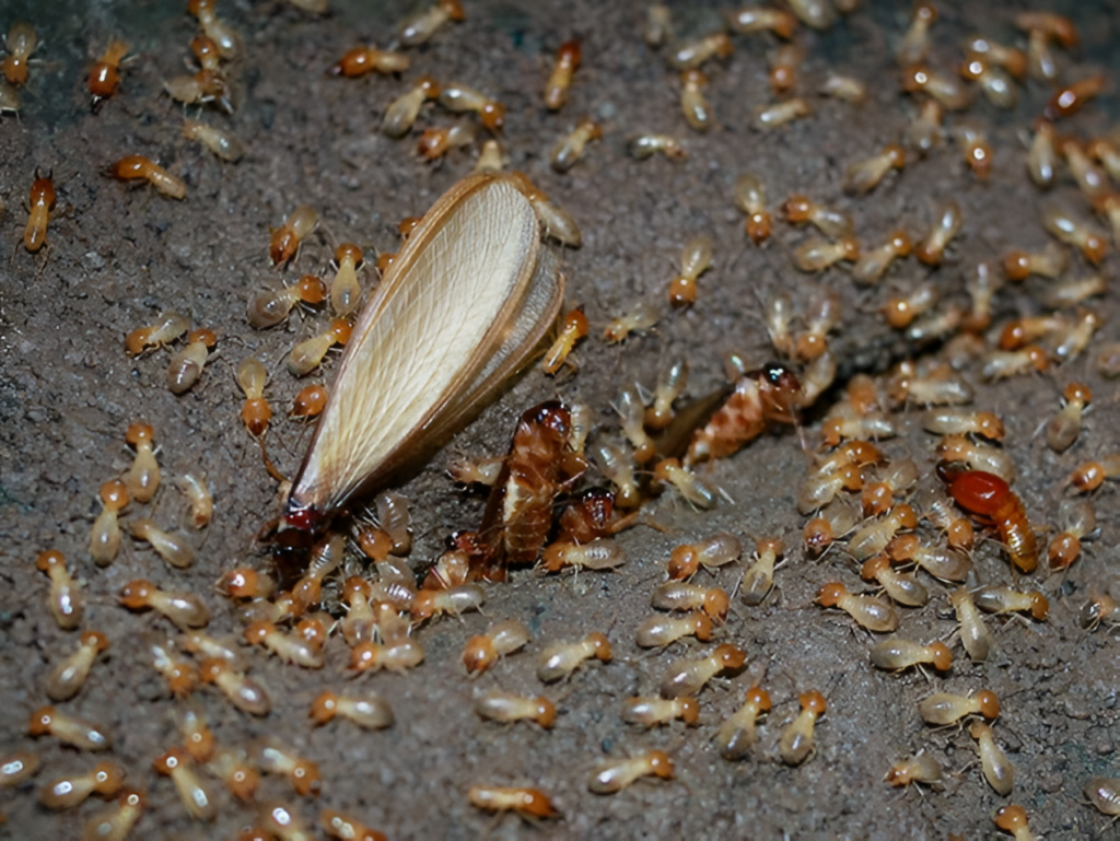 Swarm of flying termites in Harare after November rains